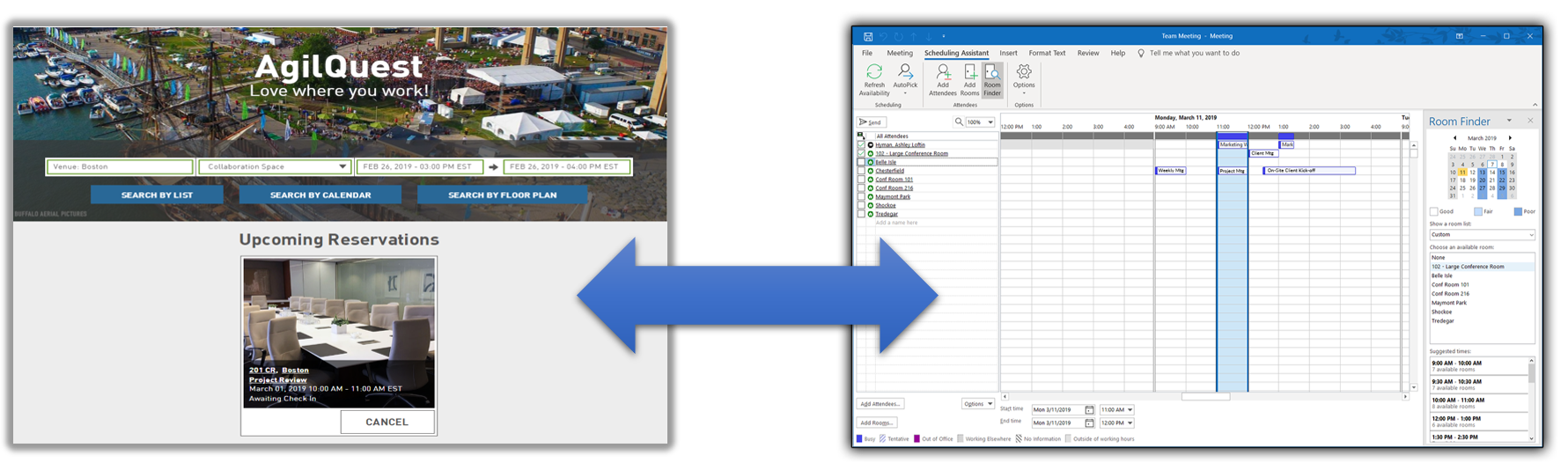 Ms Exchange Integration Agilquest